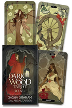 Load image into Gallery viewer, Dark Wood Tarot Mini Deck