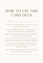 Load image into Gallery viewer, Crystal Healing Card Deck