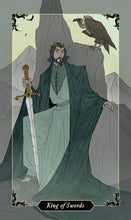 Load image into Gallery viewer, Dark Wood Tarot Mini Deck