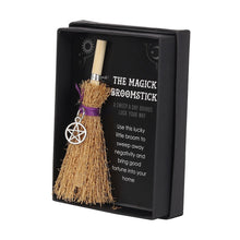 Load image into Gallery viewer, Pentagram Mini Magick Broomstick