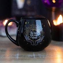 Load image into Gallery viewer, Black Fortune Teller Color Changing Mug