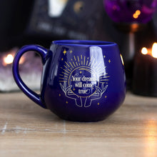 Load image into Gallery viewer, Blue Fortune Teller Color Changing Mug
