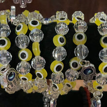 Load image into Gallery viewer, Evil Eye Bracelet W/ Hamsa Hand