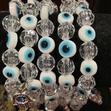 Load image into Gallery viewer, Evil Eye Bracelet W/ Hamsa Hand