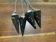 Load image into Gallery viewer, Assorted 6-Sided Stone Pendulum
