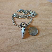 Load image into Gallery viewer, Viking Raven Head Necklace
