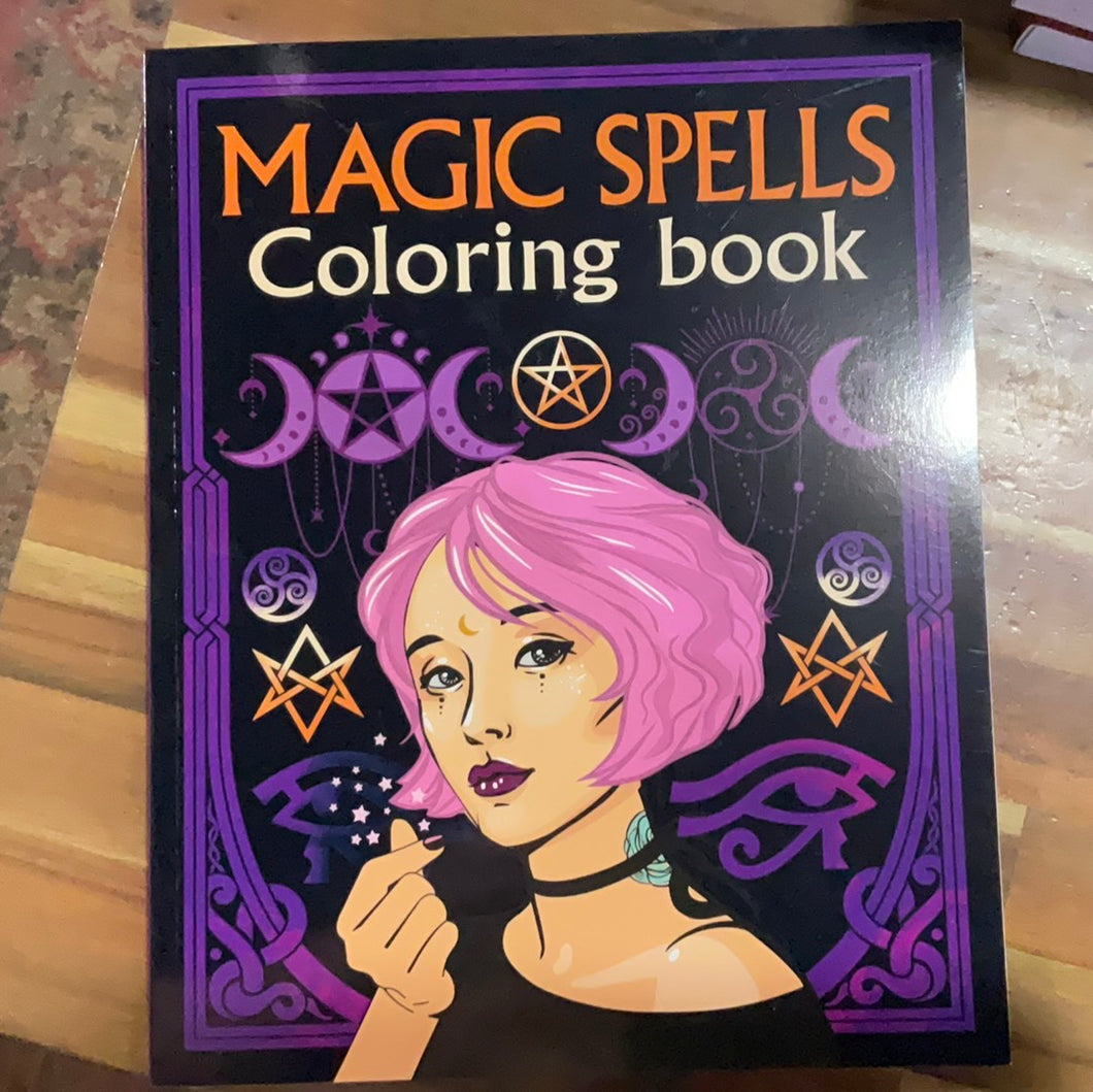 Magic Spells Coloring Book