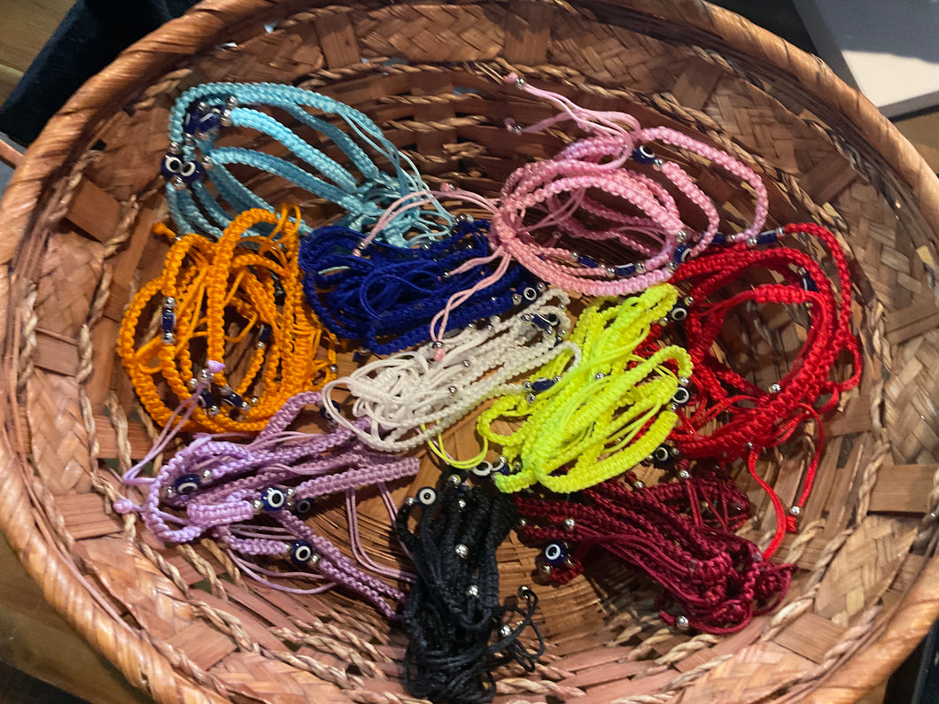 Woven Evil Eye Bracelet