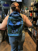 Load image into Gallery viewer, cotton celtic dragon backpack
