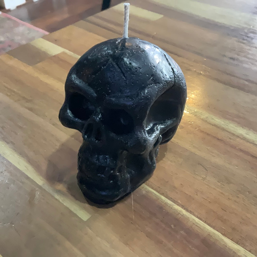 3” skull candle -