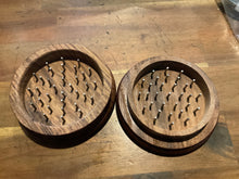 Load image into Gallery viewer, Triple Moon Wooden Herb Grinder
