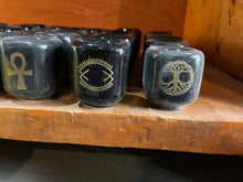Load image into Gallery viewer, Ceramic Glass Chime Candle Holder
