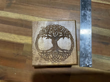 Load image into Gallery viewer, Laser Engraved Celtic Tree Box
