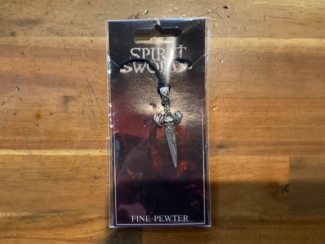 Dagger Pewter Necklace