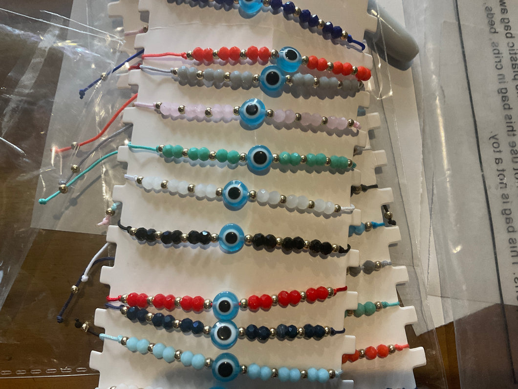 Evil Eye w/beads Bracelet