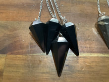 Load image into Gallery viewer, Assorted 6-Sided Stone Pendulum
