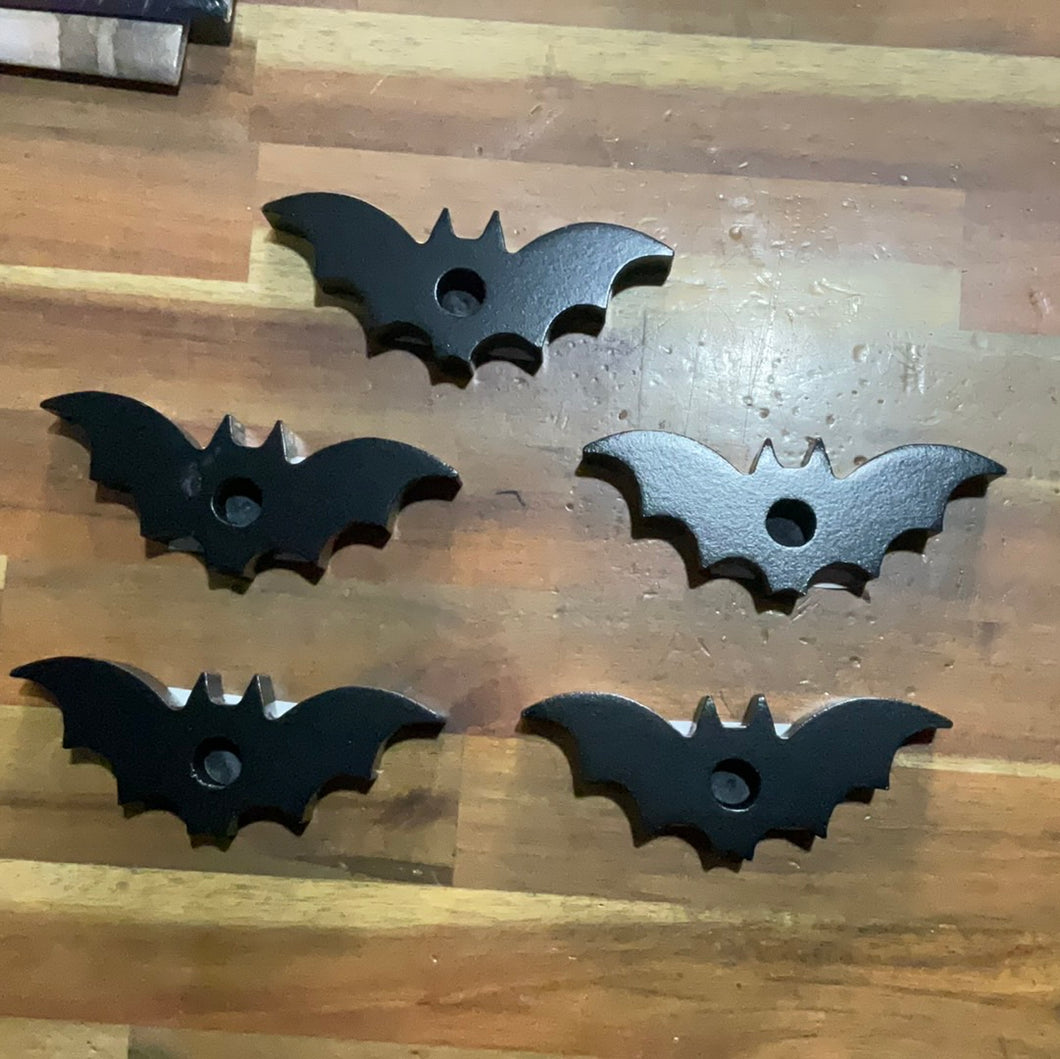 Bat Chime Candle Holders