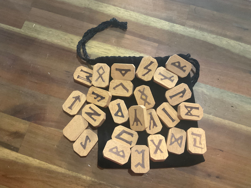 Wooden Runes