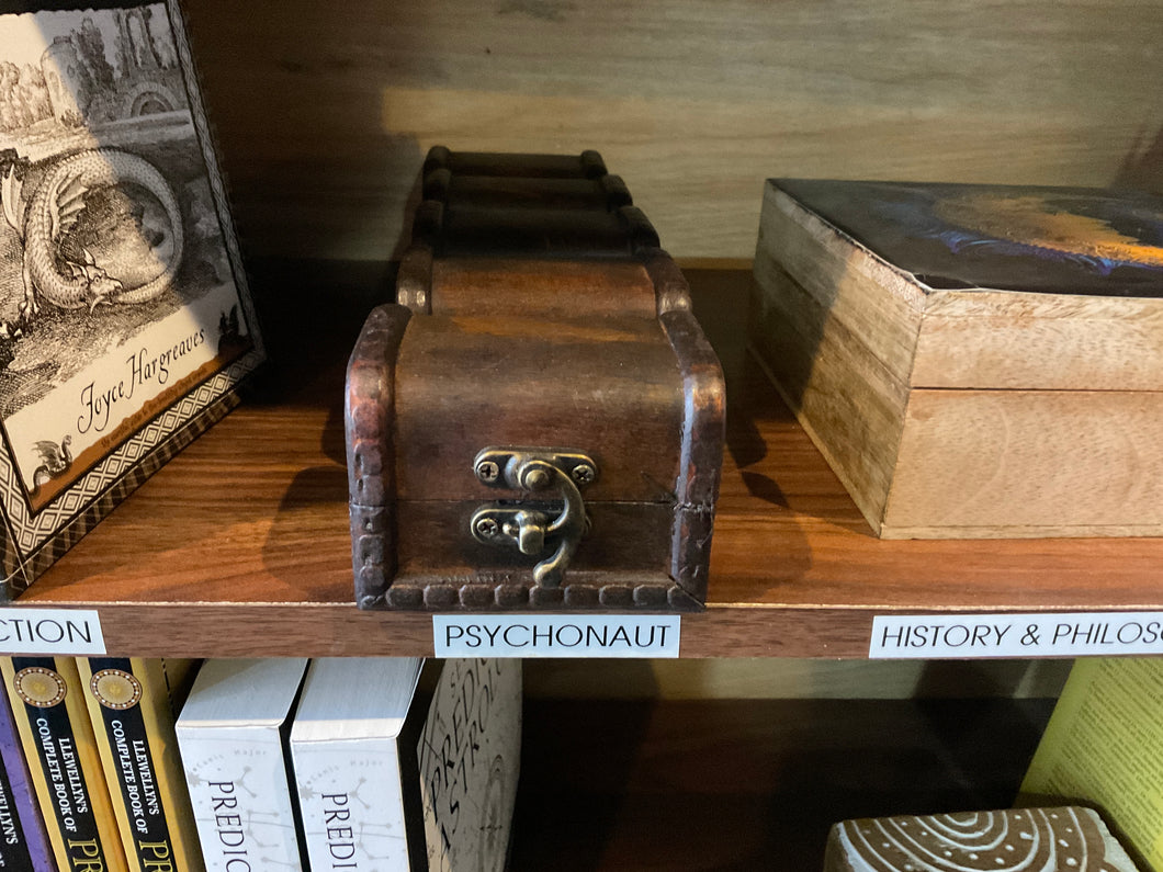 Antique Wooden Chest Box Rosewood