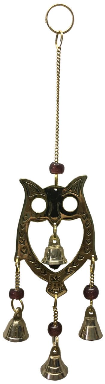 Owl Brass Wind Chime