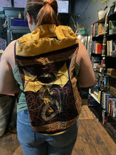 Load image into Gallery viewer, cotton celtic dragon backpack
