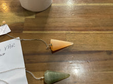 Load image into Gallery viewer, Assorted 6-Sided Stone Pendulum
