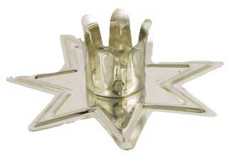 Silver Fairy Star Chime Candle Holder
