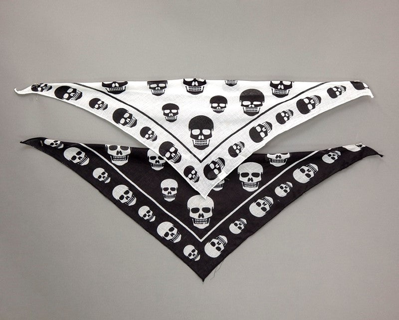 Bandana W/ Skulls