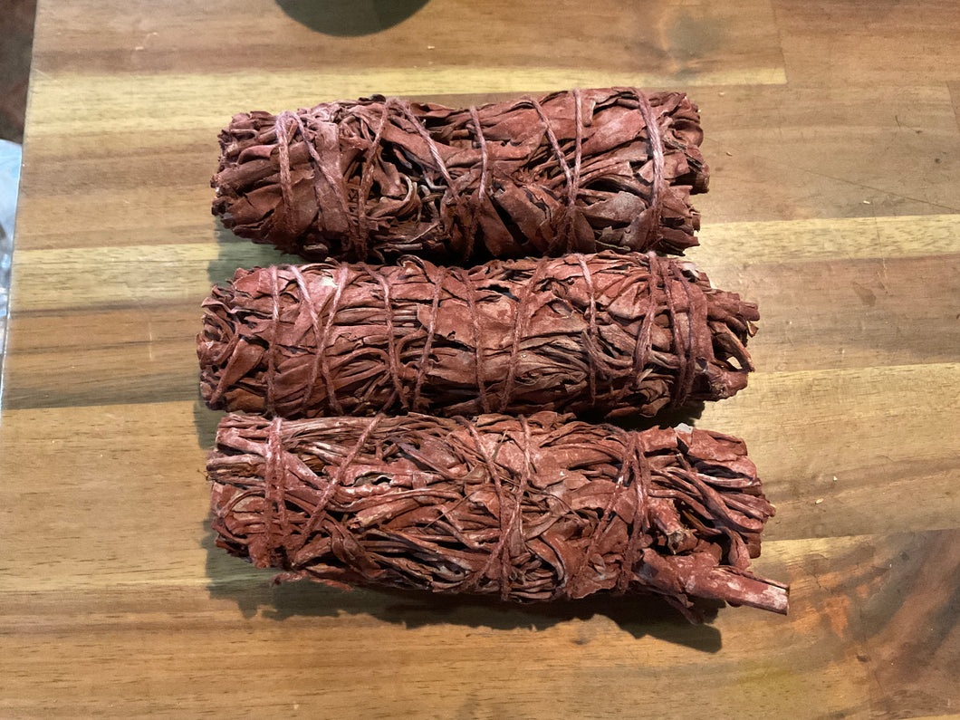 Sage coated Coated with Dragons Blood Resin