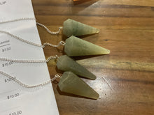 Load image into Gallery viewer, Assorted 6-Sided Stone Pendulum
