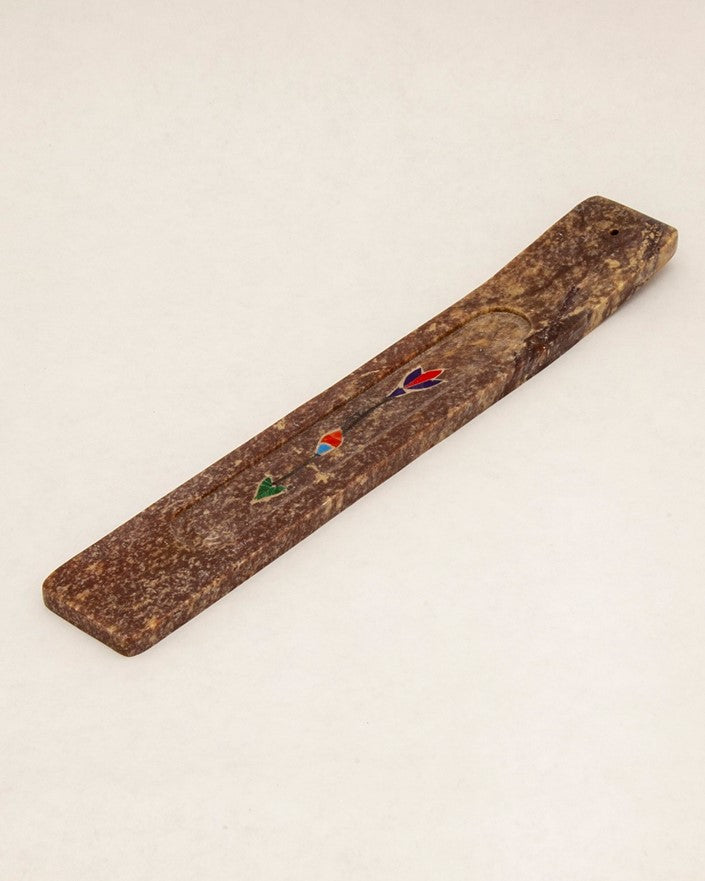 Inlaid Soapstone Incense Burner