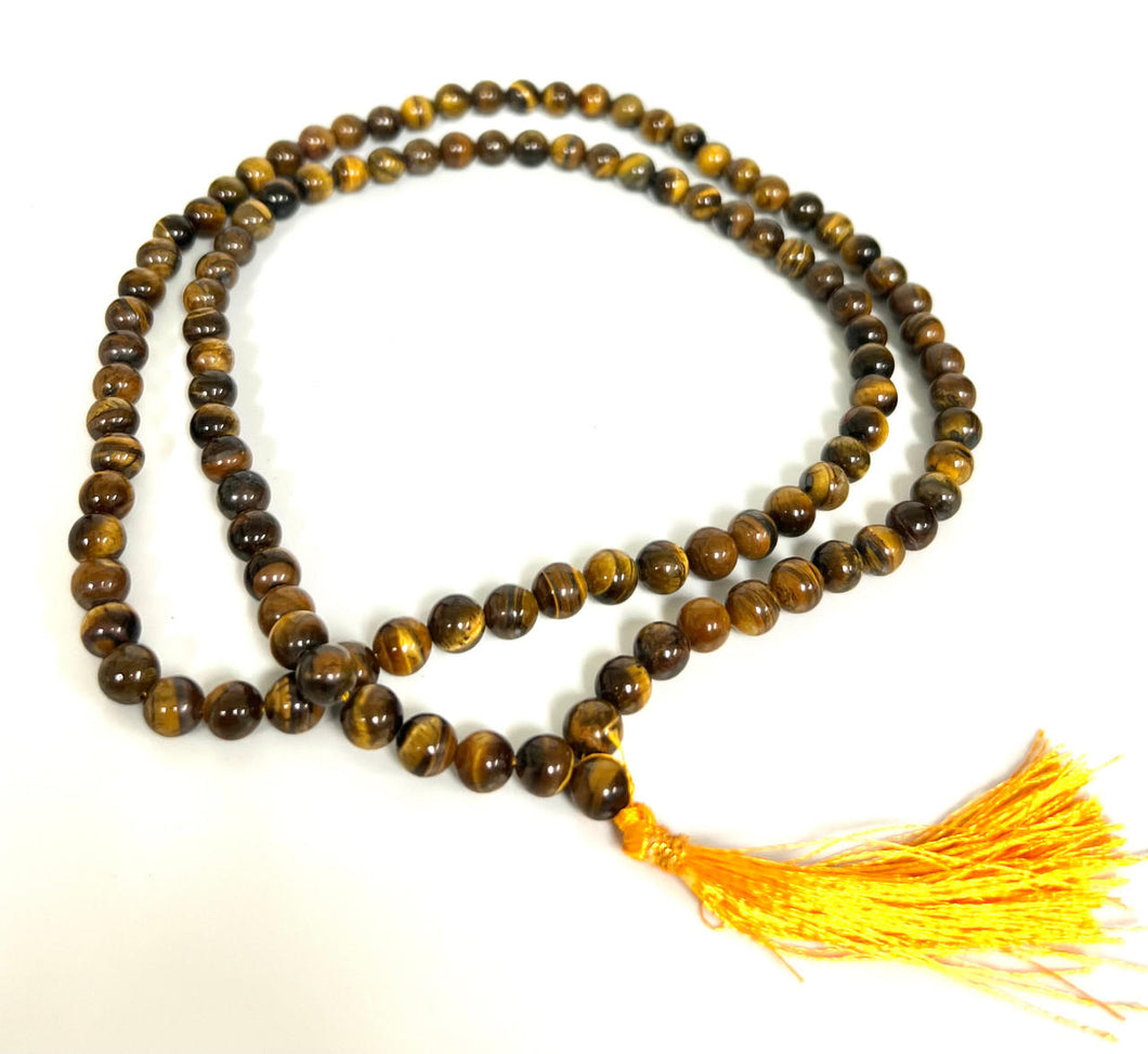 Tiger's Eye Mallah Beads