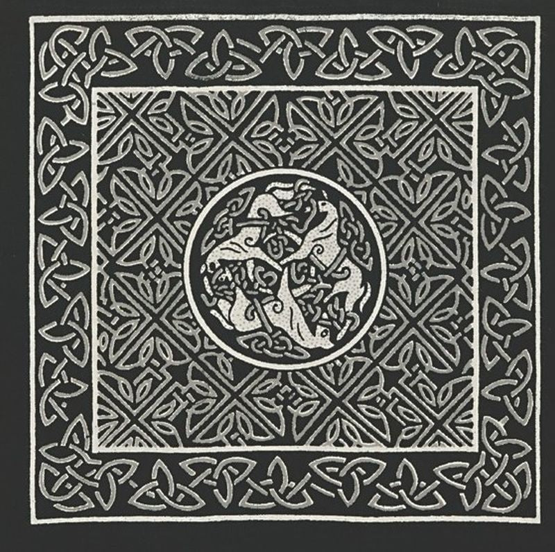 Celtic Horse Cotton Cushion Cover