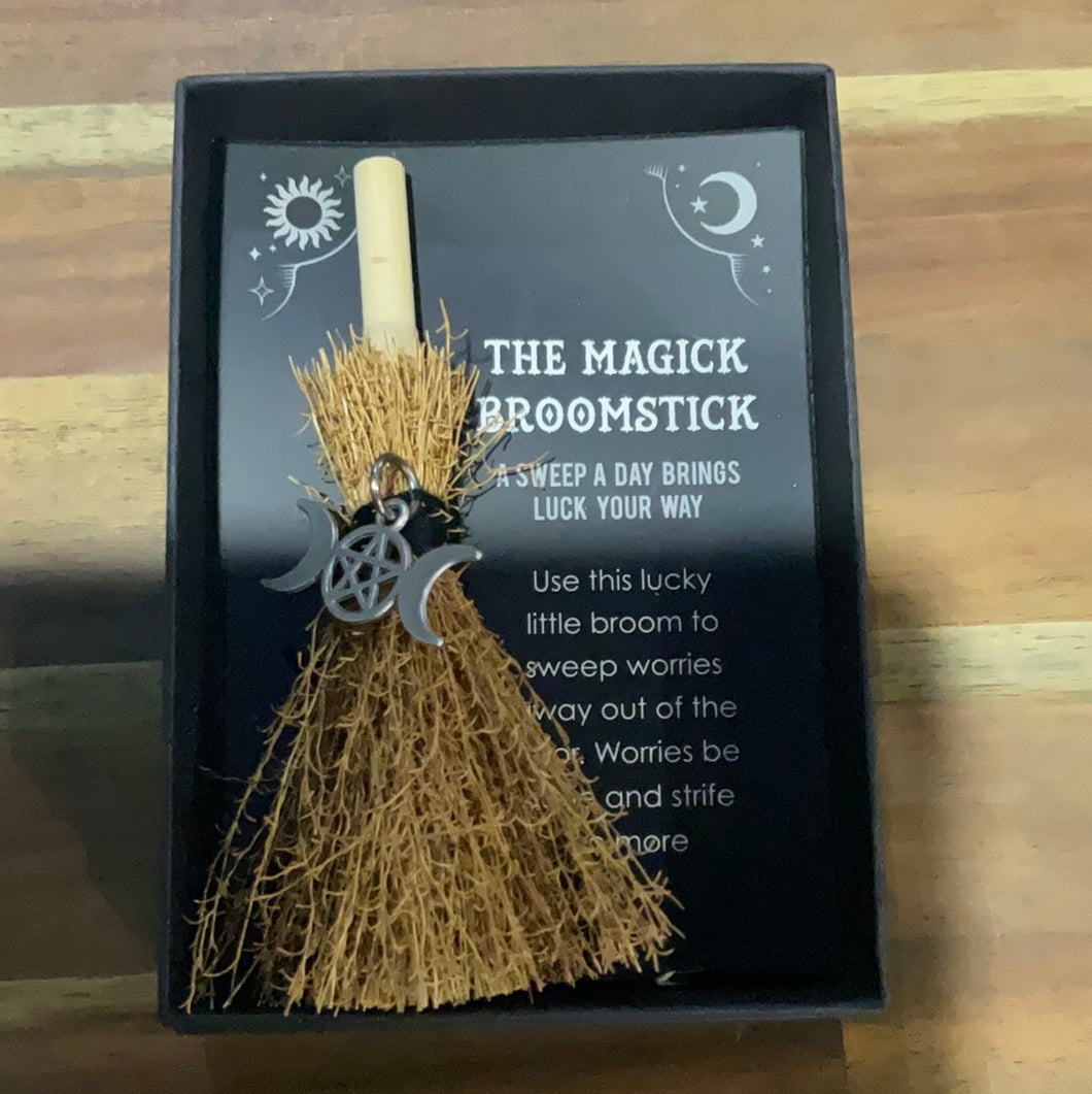 Triple Moon Magick Broomstick