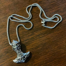 Load image into Gallery viewer, Odin Thors Hammer Necklace
