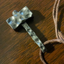 Load image into Gallery viewer, Rustic Nordic Hammer Necklace

