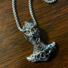 Load image into Gallery viewer, Odin Thors Hammer Necklace
