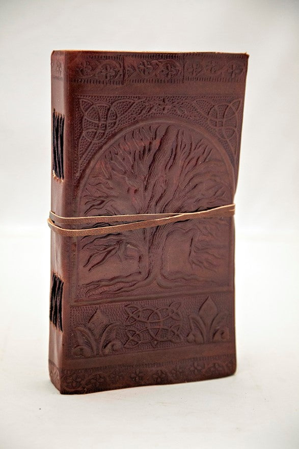 Leather Celtic Tree Journal
