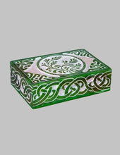 Load image into Gallery viewer, Celtic Carved Soapstone Box
