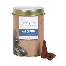 Load image into Gallery viewer, Elements Nag Champa Jumbo Backflow Cones - 20ct
