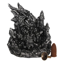 Load image into Gallery viewer, Silver Dragon Backflow Incense Burner W/ Light
