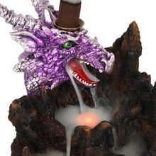 Load image into Gallery viewer, Purple Dragon Backflow Incense Burner W/ Light
