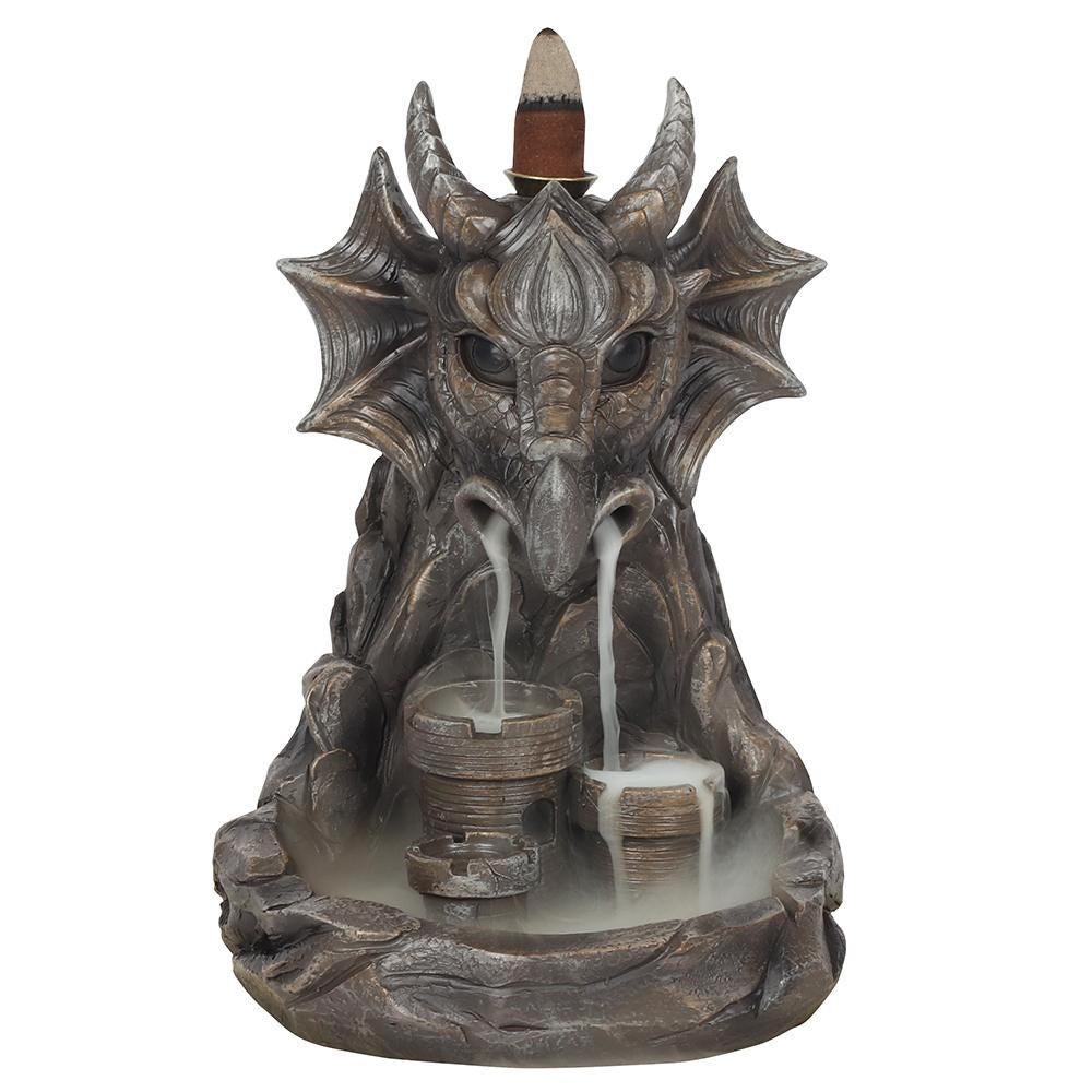 Gray Dragon Backflow Incense Burner