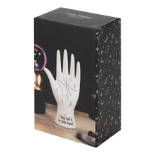 Load image into Gallery viewer, White Ceramic Palmistry Hand Ornament
